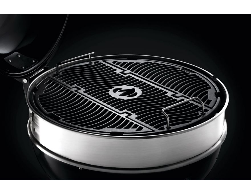 Grill węglowy 22" PRO Charcoal Kettle Cart czarny + zestaw (komin do rozpalania #67802, węgiel drzewny 3 kg #67107, podpałka 100 szt. #67052) - 16